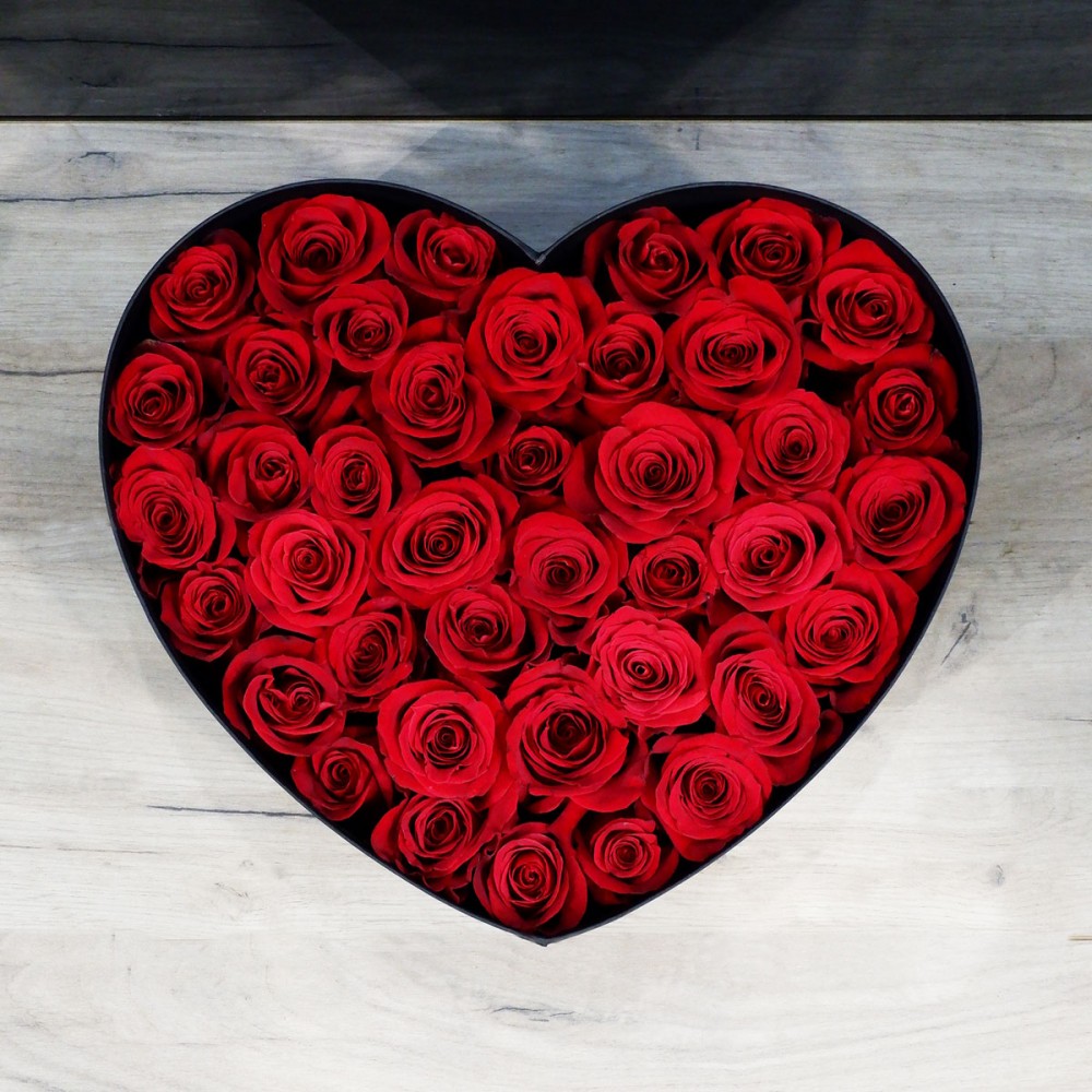 Λουλούδια Αγάπης - Συνθέσεις Λουλουδιών - Red heart big
