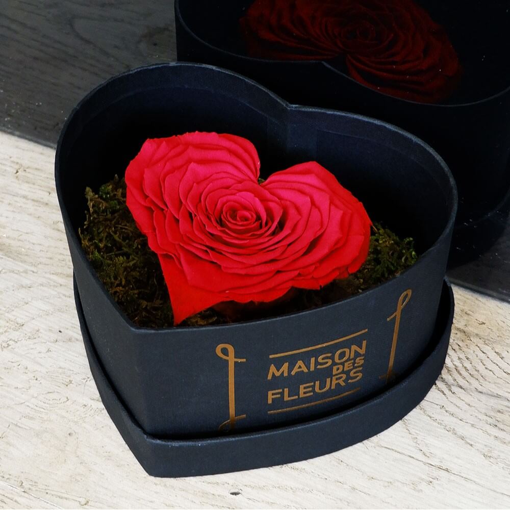 Forever Roses - Forever Red Heart Box